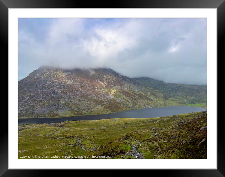 Llyn Ogwen Snowdonia Framed Mounted Print by Graham Lathbury