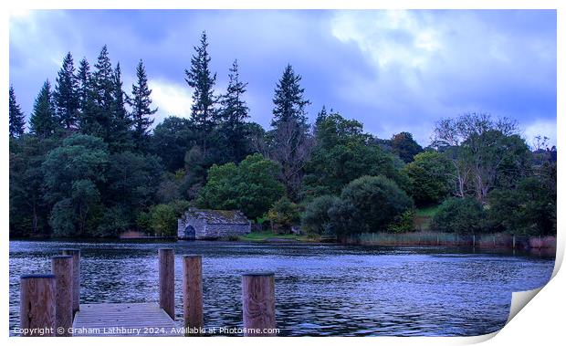 Windermere Lake District Print by Graham Lathbury