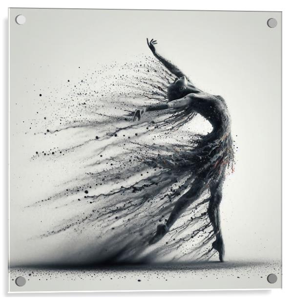 Graceful Dancer Acrylic by Scott Anderson