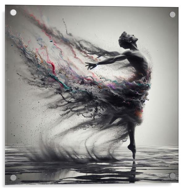 Dancer Acrylic by Scott Anderson