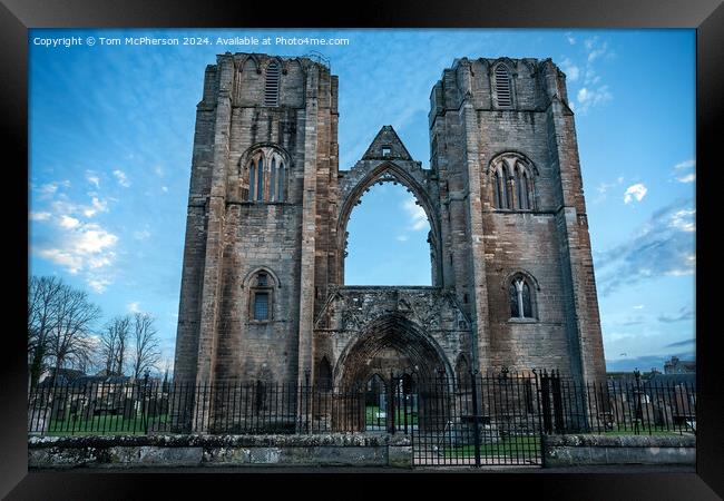 Elgin Cathedral, Moray Framed Print by Tom McPherson