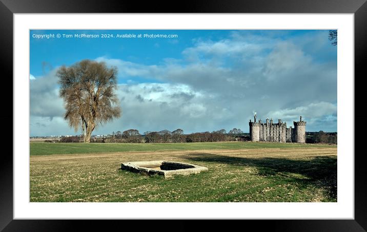 Medieval Scottish Castle Framed Mounted Print by Tom McPherson