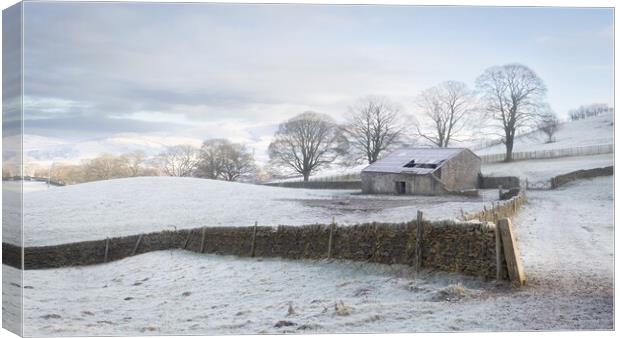 Yorkshire Winter Canvas Print by Simon Wrigglesworth