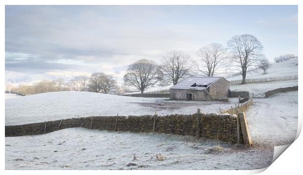 Yorkshire Winter Print by Simon Wrigglesworth