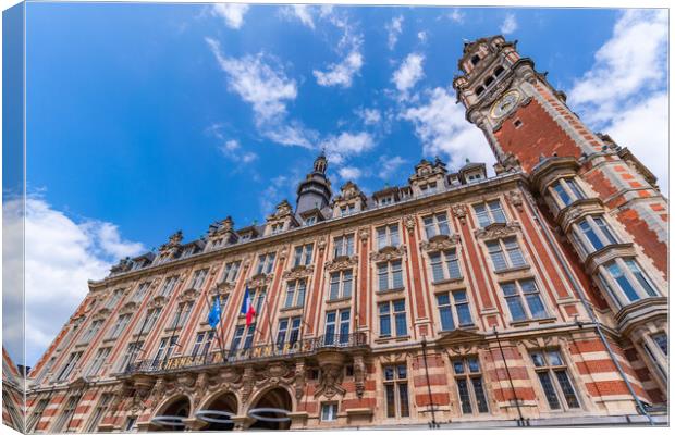 Chambre de commerce at Lille, France Canvas Print by Chun Ju Wu