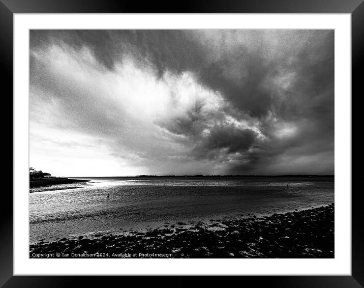 Storm Coming Framed Mounted Print by Ian Donaldson