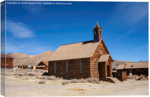 The Haunting Abandoned Bodie Town Canvas Print by Derek Daniel