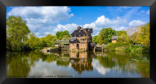 Houghton Mill, Cambridgeshire Framed Print by Keith Douglas