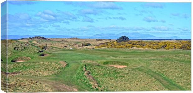 The Postage Stamp 8th Royal Troon Canvas Print by Allan Durward Photography