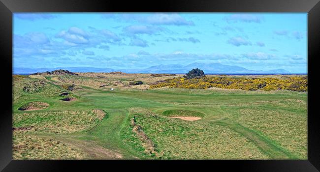 The Postage Stamp 8th Royal Troon Framed Print by Allan Durward Photography