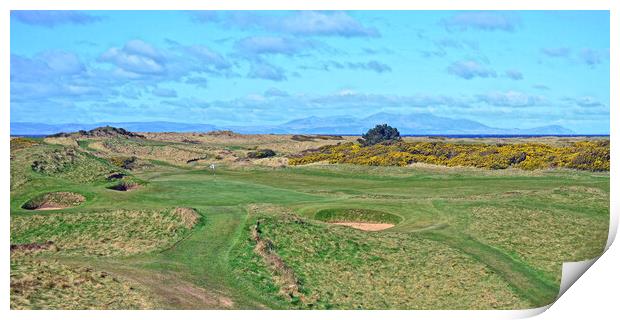 The Postage Stamp 8th Royal Troon Print by Allan Durward Photography
