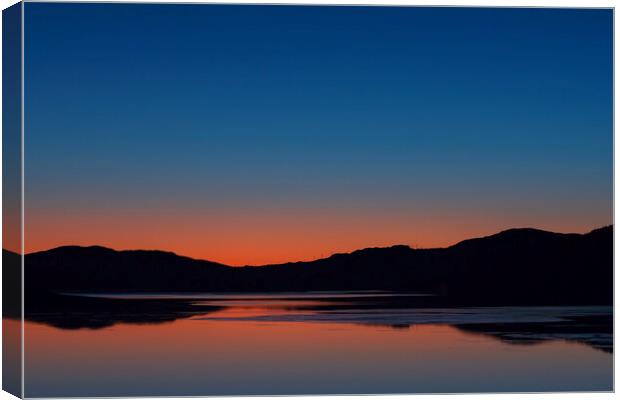 Sunset on Loch Fyne Canvas Print by Rich Fotografi 