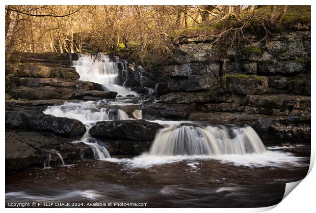 East gill force waterfall 1024 Print by PHILIP CHALK