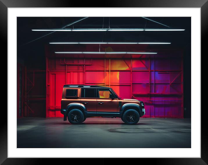 LandRover  Framed Mounted Print by CC Designs