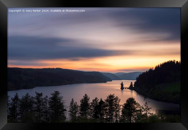 Lake Vyrnwy, Mid Wales Framed Print by Gary Parker