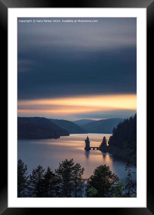 Lake Vyrnwy, Mid Wales Framed Mounted Print by Gary Parker