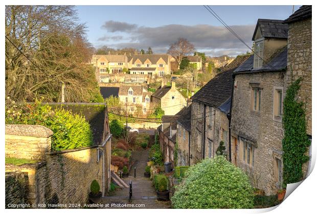 Chipping Steps at Tetbury  Print by Rob Hawkins