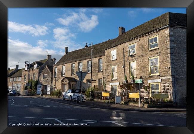 Tetbury New Church St Framed Print by Rob Hawkins