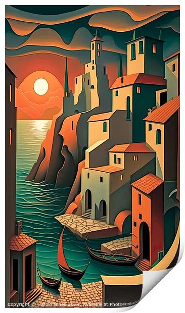 Mediterranean Dream Print by Harold Ninek