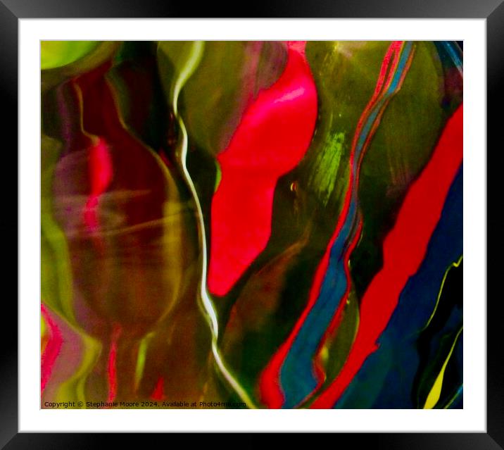 Abstract 2024 3 Framed Mounted Print by Stephanie Moore