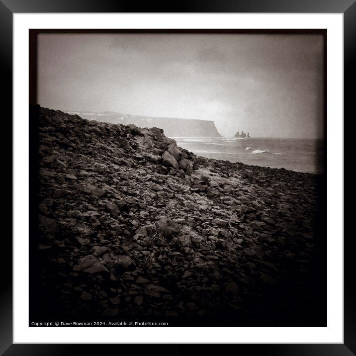 Distant Stacks Framed Mounted Print by Dave Bowman