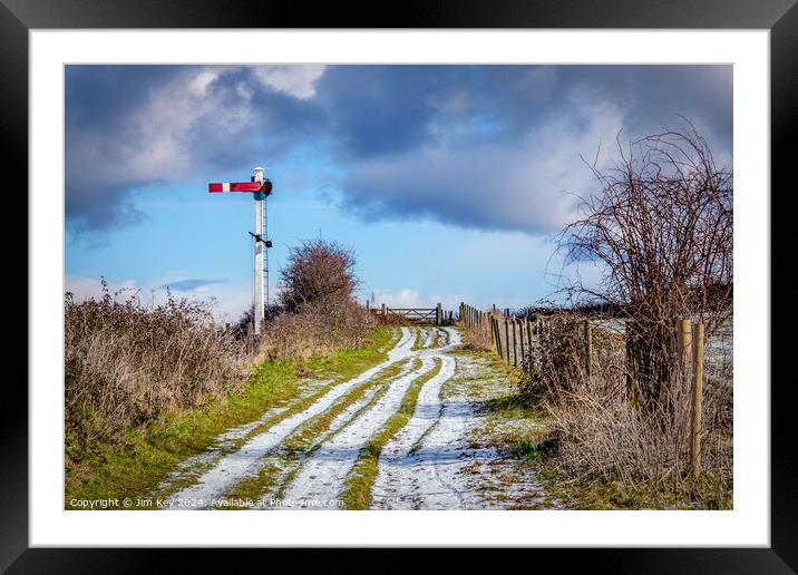 The Footpath to the Heath Weybourne  Framed Mounted Print by Jim Key