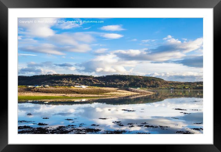 Tranquil Scene in Red Wharf Bay Isle of Anglesey Framed Mounted Print by Pearl Bucknall