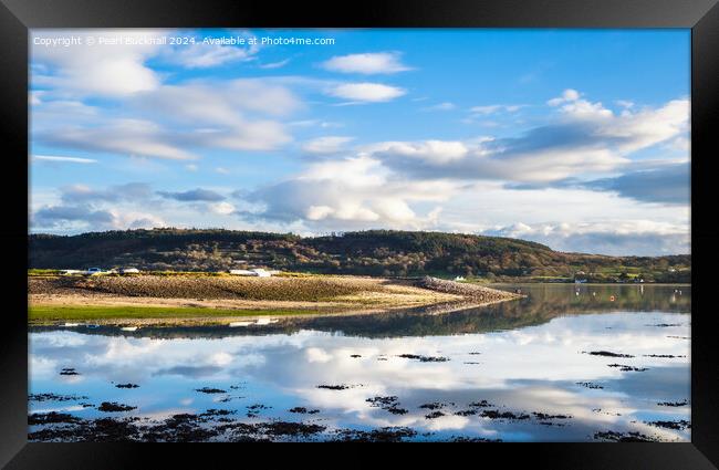 Tranquil Scene in Red Wharf Bay Isle of Anglesey Framed Print by Pearl Bucknall