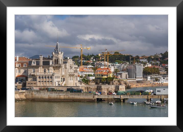 Cascais Town In Portugal Framed Mounted Print by Artur Bogacki