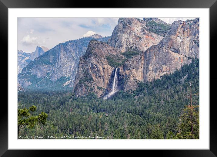 Yosemite Valley Majesty Framed Mounted Print by Joseph S Giacalone