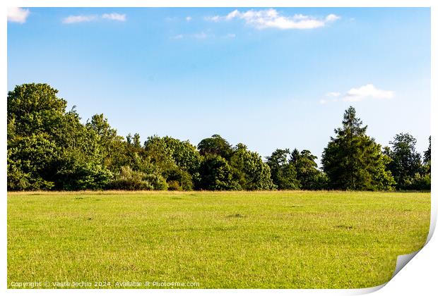 Outdoor field Print by Man And Life