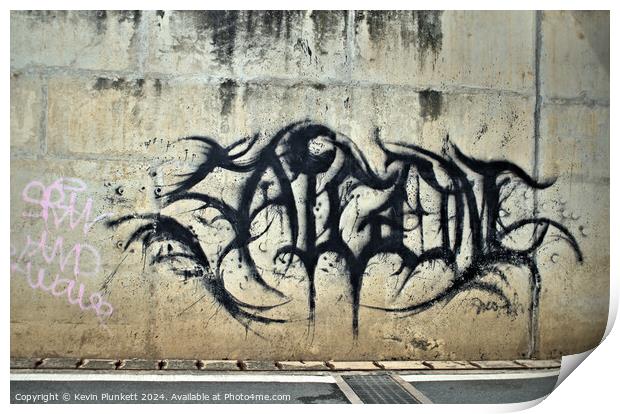 Graffiti Saigon Style Print by Kevin Plunkett