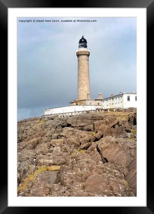 Ardnamurchan Lighthouse Framed Mounted Print by David Hare