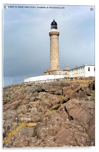 Ardnamurchan Lighthouse Acrylic by David Hare