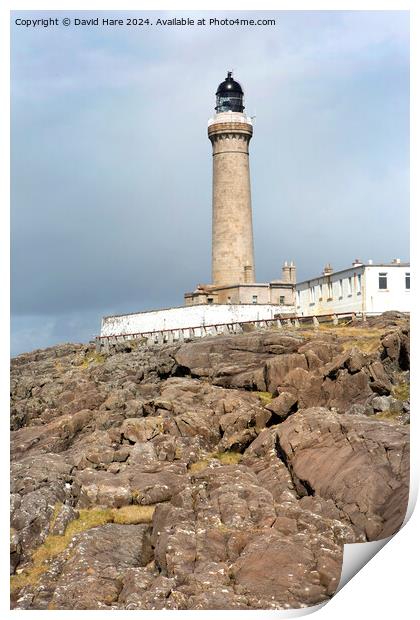 Ardnamurchan Lighthouse Print by David Hare