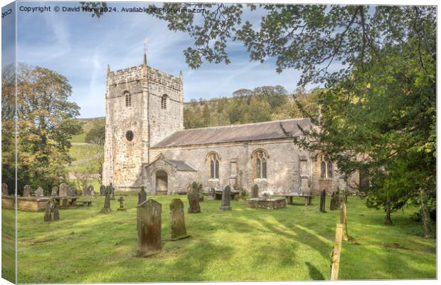 Arncliffe Church Canvas Print by David Hare
