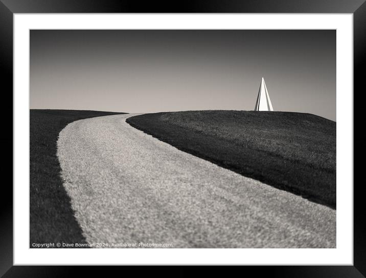 Path to the Light Pyramid Framed Mounted Print by Dave Bowman