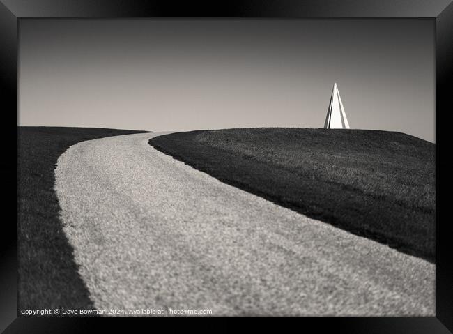 Path to the Light Pyramid Framed Print by Dave Bowman