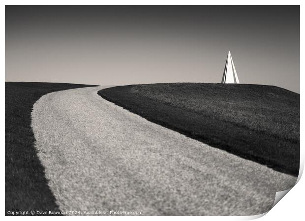 Path to the Light Pyramid Print by Dave Bowman