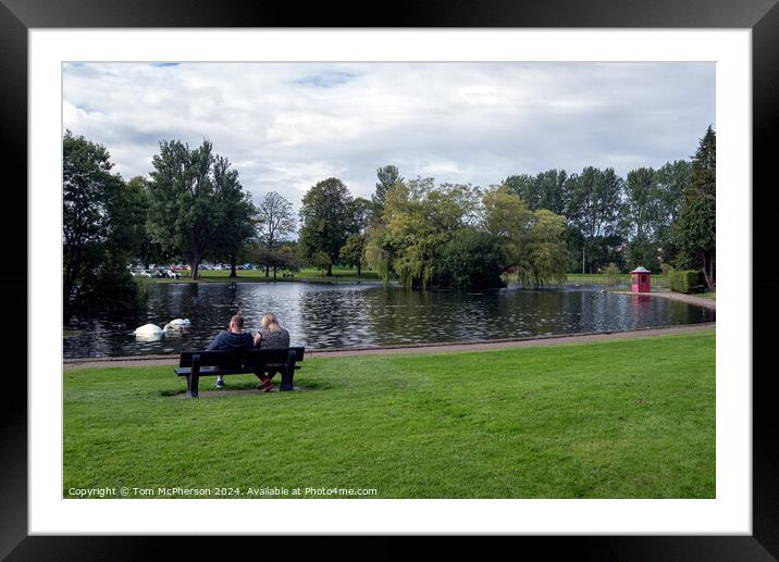 Love in the Park Framed Mounted Print by Tom McPherson