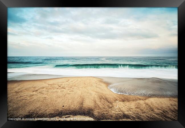 Aliso Beach Dream Framed Print by Joseph S Giacalone