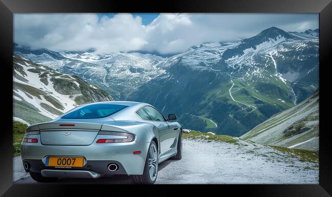 Aston Martin DB9 Framed Print by T2 