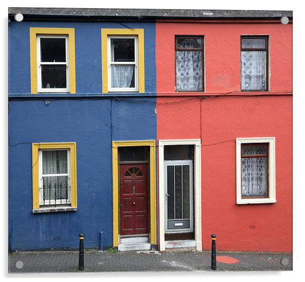 Cork Houses Acrylic by david harding