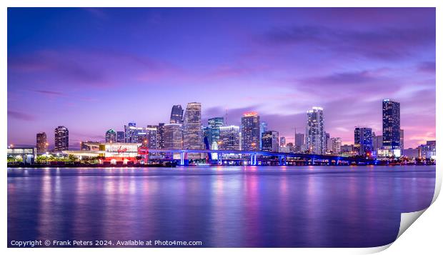 miami Print by Frank Peters
