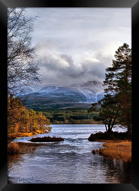 The Coming of Winter to the Cairngorms Framed Print by Jacqi Elmslie