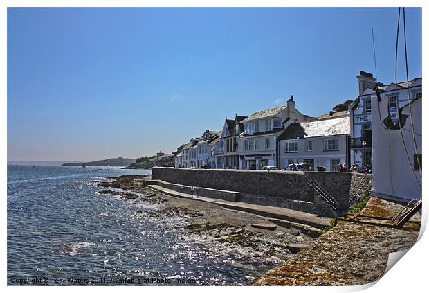 St Mawes a very Cornish Place Print by Terri Waters
