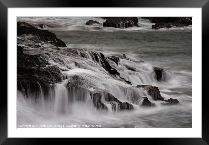 Love on the Rocks (colour) Framed Mounted Print by Duncan Spence