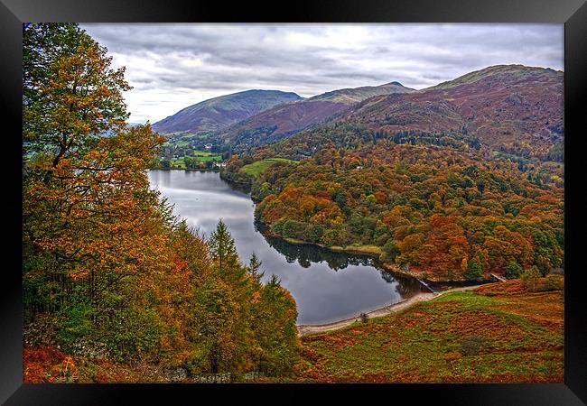 Overlooking Grasmere Framed Print by Roger Green
