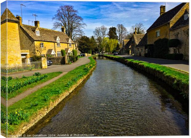 Cotswold View Canvas Print by Ian Donaldson