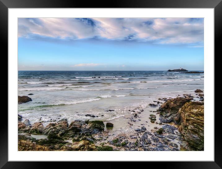 Godrevy Lighthouse  Framed Mounted Print by Beryl Curran